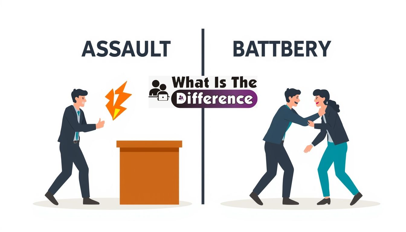 what is the difference between assault and battery