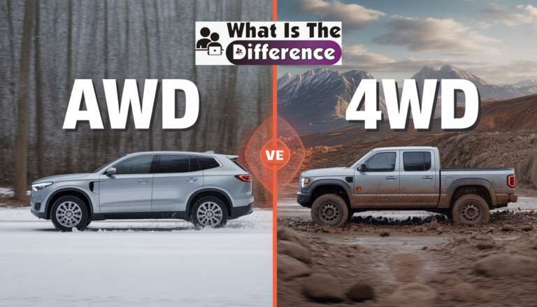what is the difference between awd and 4wd