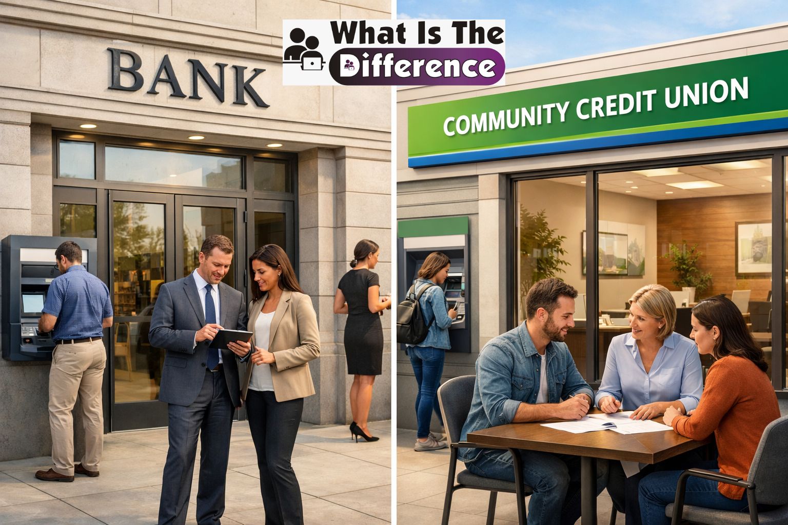 what is a major difference between retail banks and credit unions?