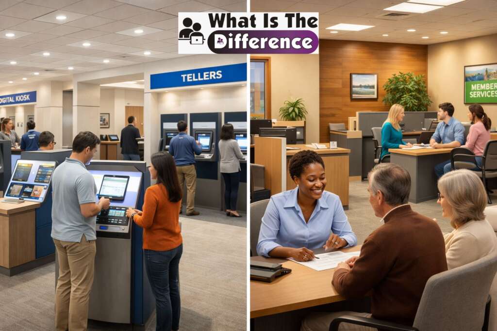 what is a major difference between retail banks and credit unions?