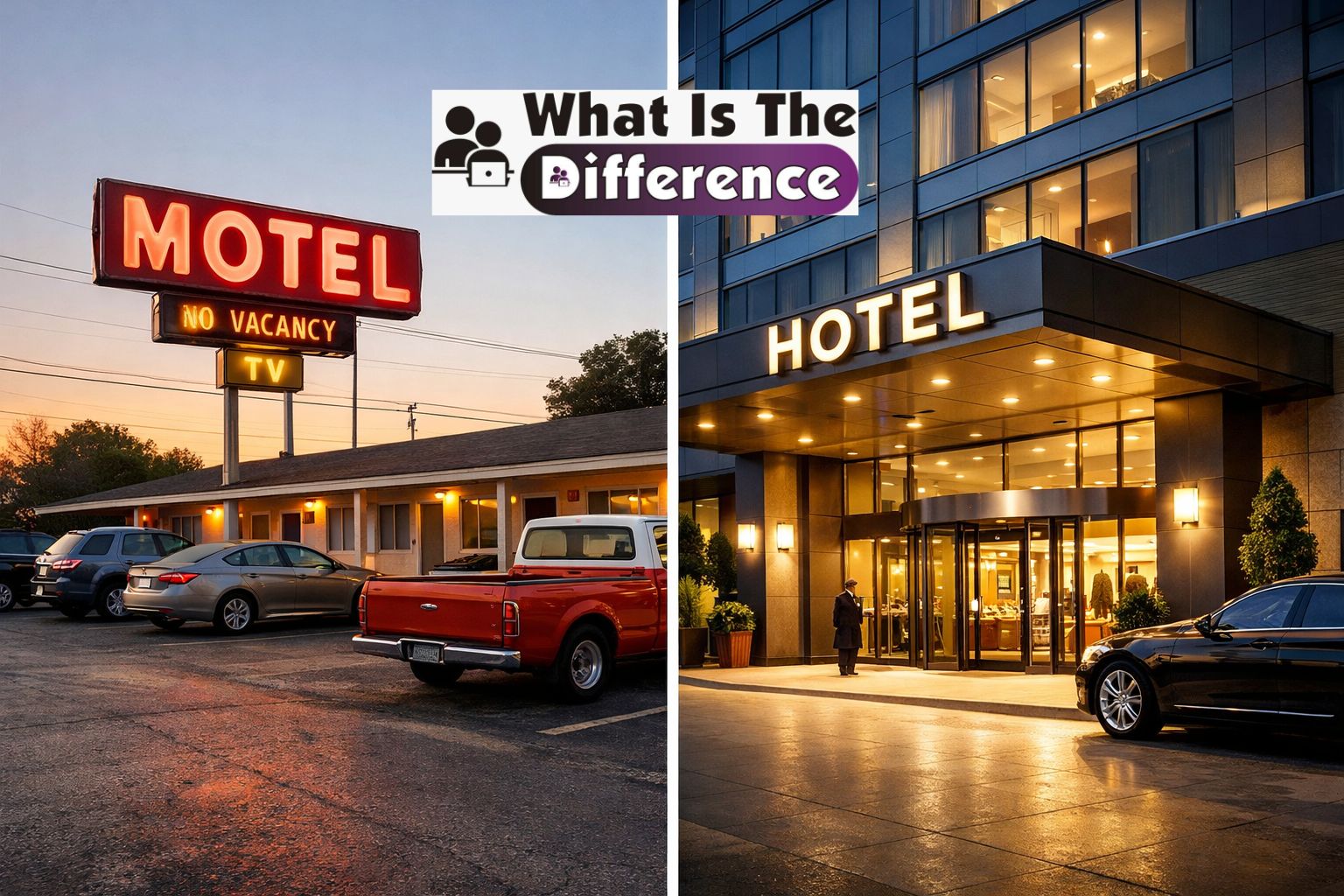what is the difference between a motel and a hotel