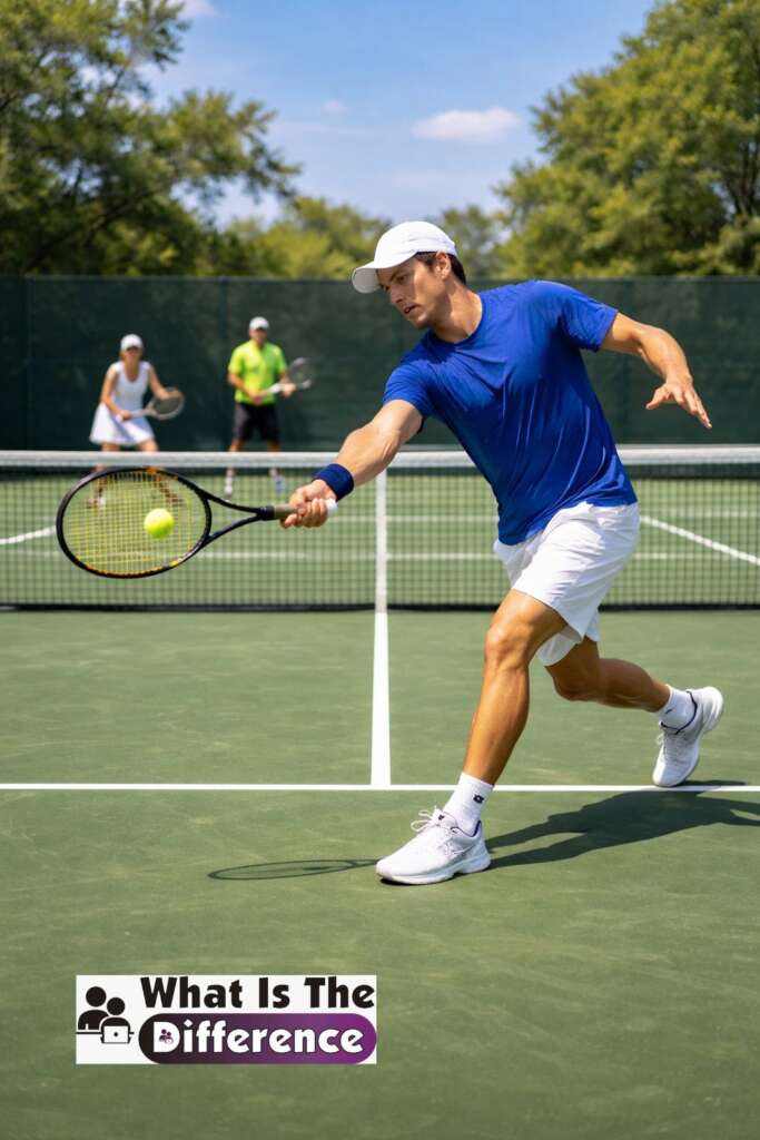 what is the difference between pickleball and tennis