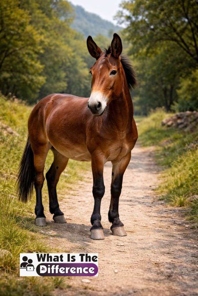 what is the difference between a donkey and a mule