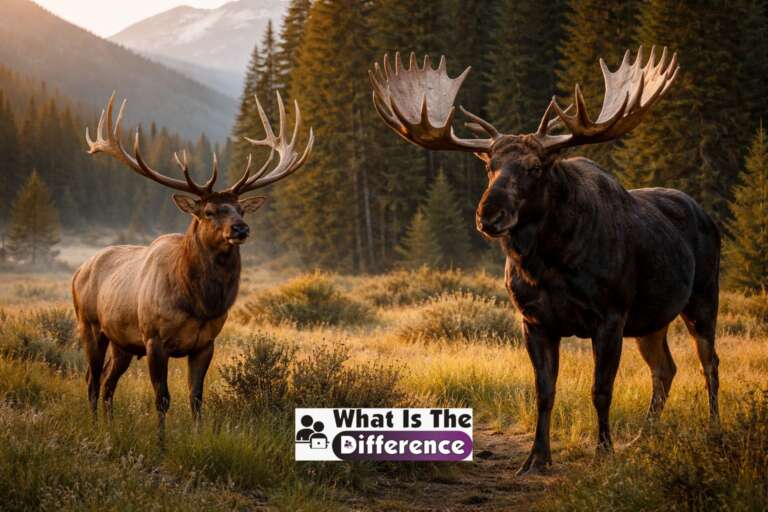 difference between elk and moose