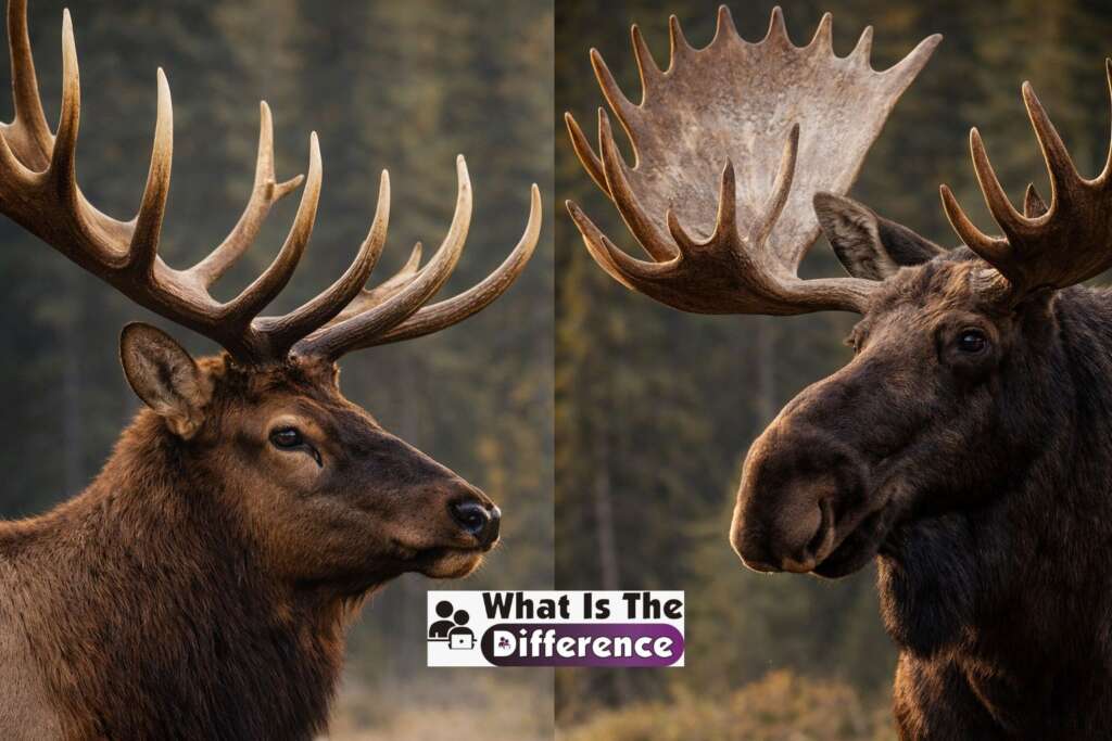 difference between elk and moose