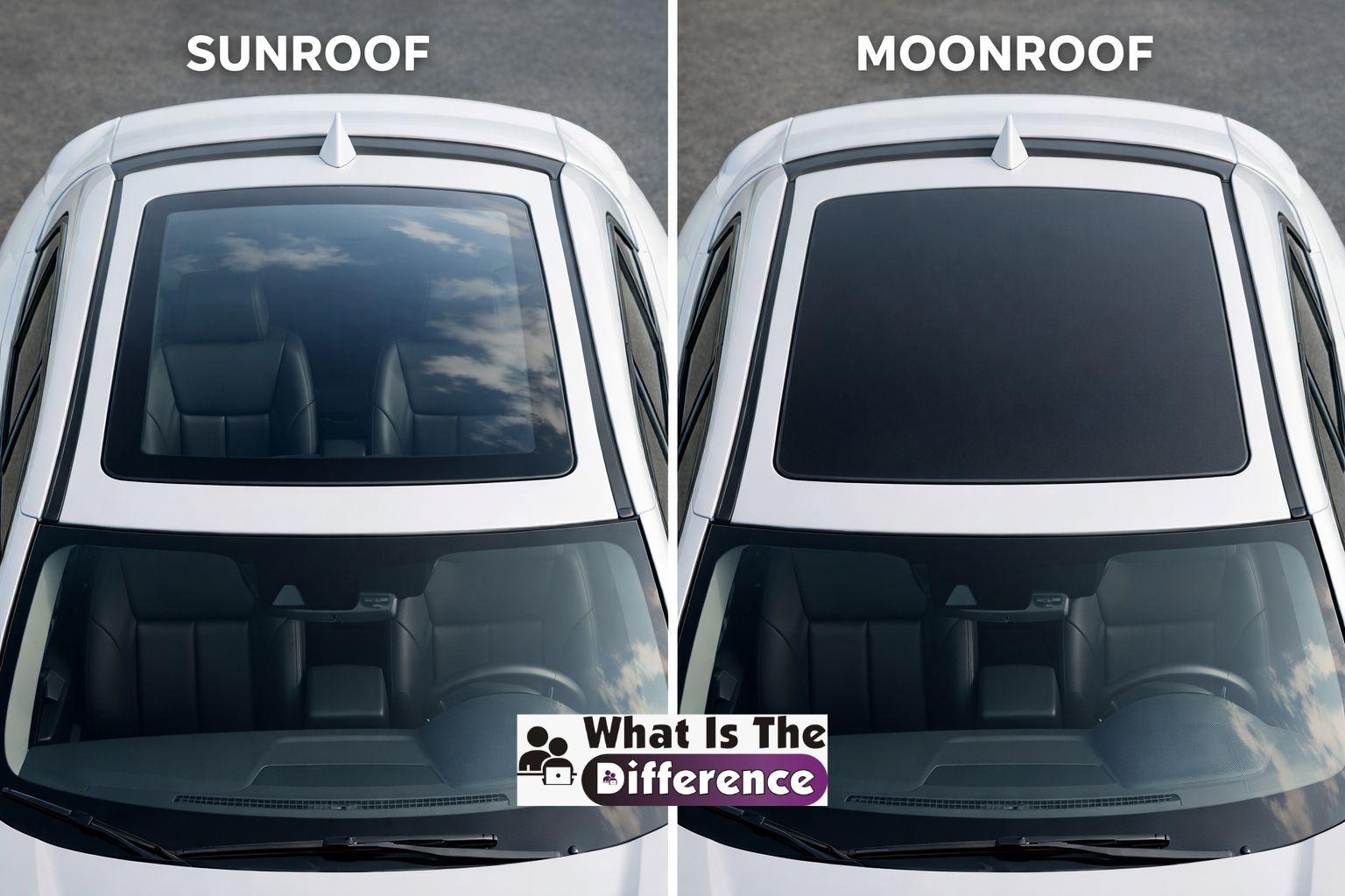 difference between sunroof and moonroof
