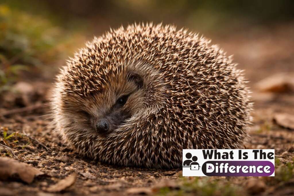 difference between hedgehog and porcupine
