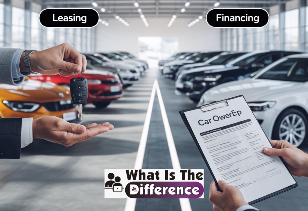 difference between lease and finance car