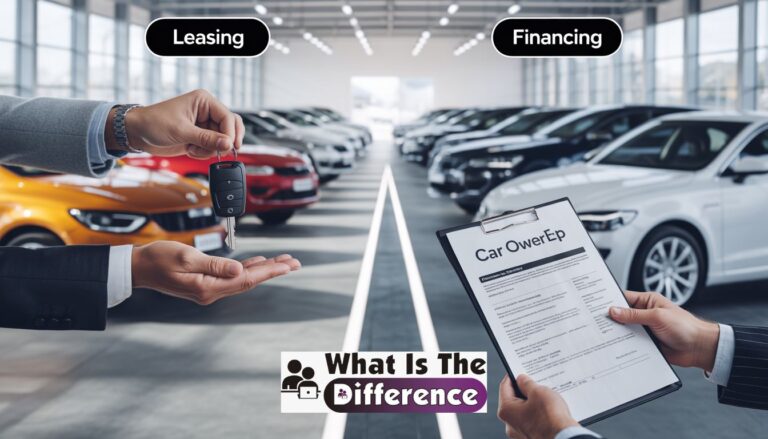 difference between lease and finance car