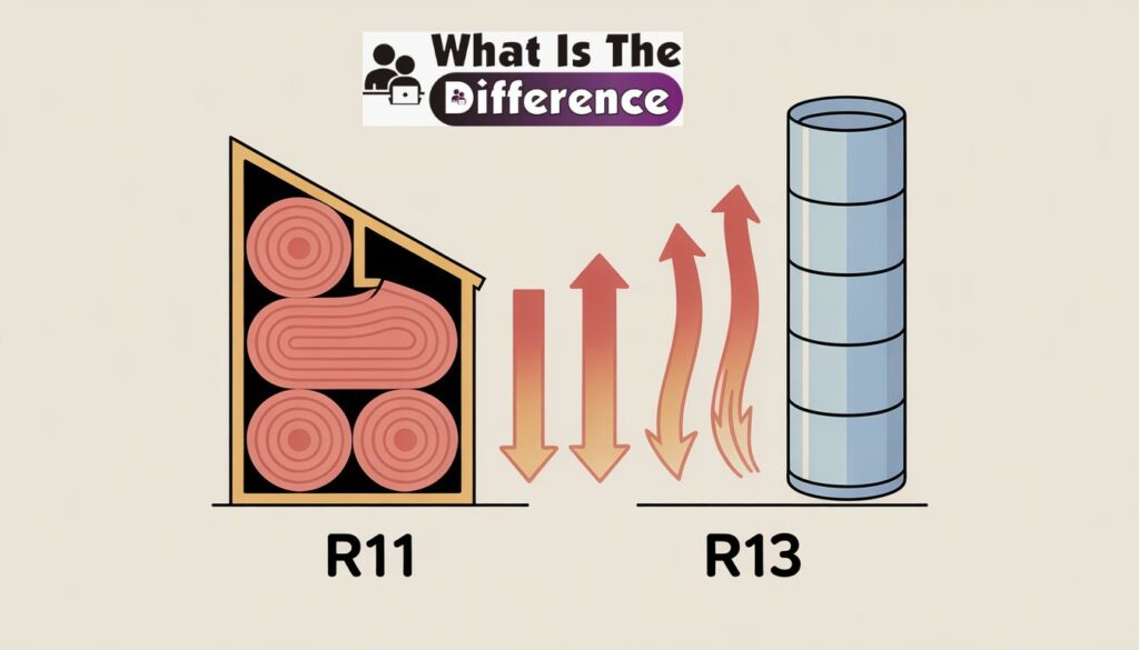 what's the difference between r11 and r13 insulation