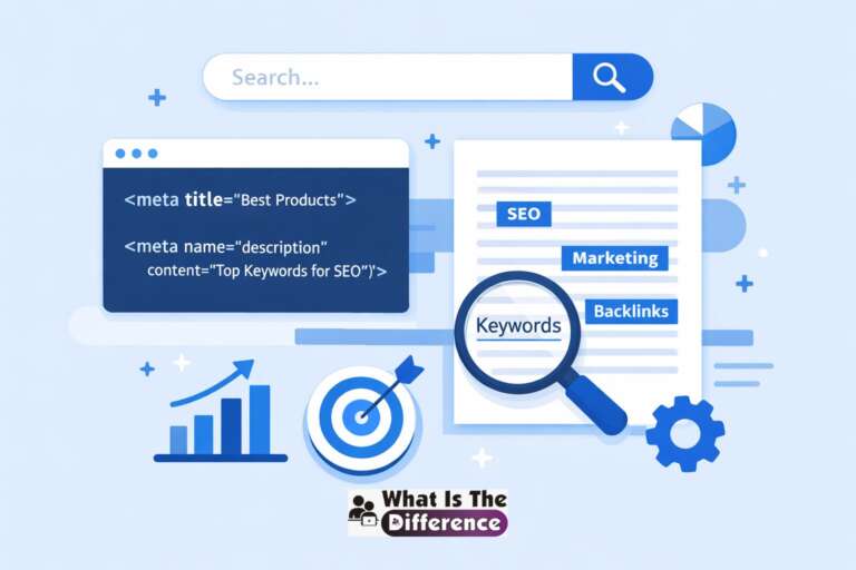 difference between meta tags and keywords
